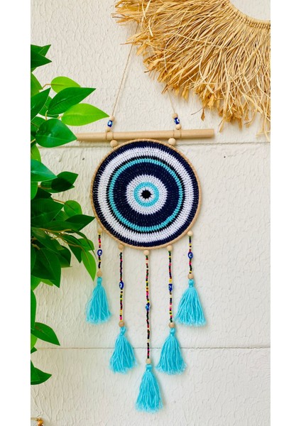 Nazarlık Düşkapanı Nazar Boncuğu Kapı Süsü Duvar Süsü Dreamcatcher