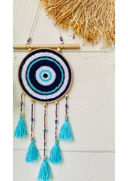 Nazarlık Düşkapanı Nazar Boncuğu Kapı Süsü Duvar Süsü Dreamcatcher