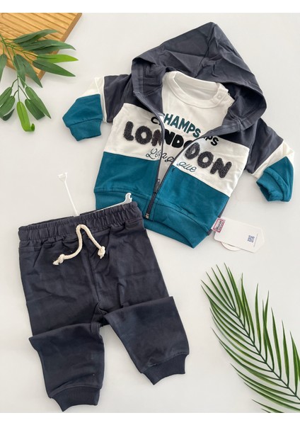 Chams London Kabartmalı 3'lü Takım