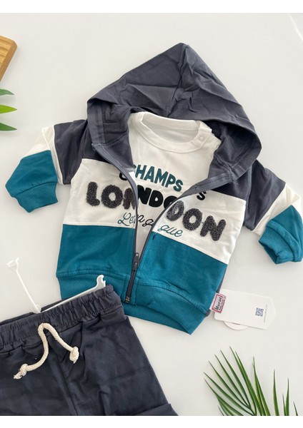 Chams London Kabartmalı 3'lü Takım fiyatları