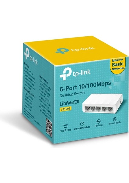 LS1005 5 Port 10/100 Mbps Switch