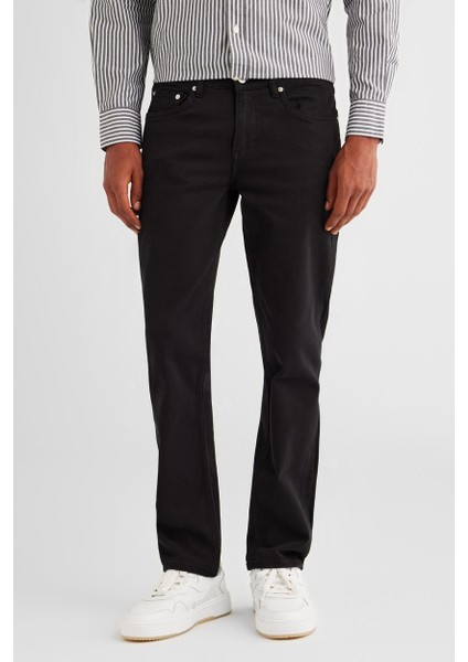 Erkek Regular Fit Pantolon - Siyah modelleri