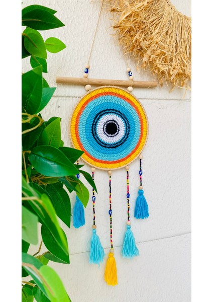 Nazarlık Düşkapanı Nazar Boncuğu Kapı Süsü Duvar Süsü Dreamcatcher