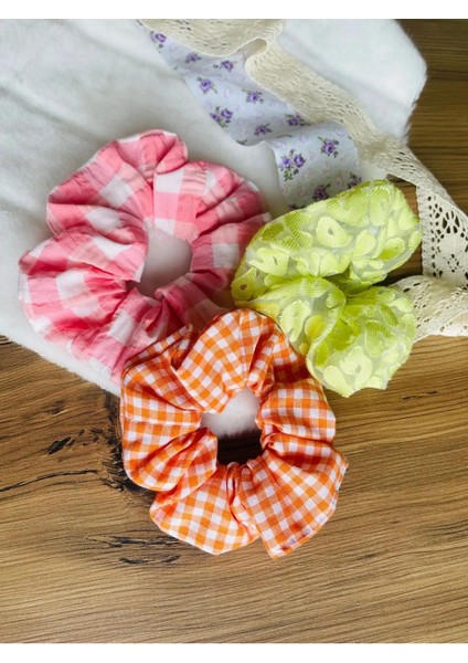 Cozy Pinterest Kumaş Lastik Toka Seti Scrunchies modelleri