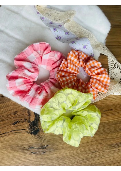 Cozy Pinterest Kumaş Lastik Toka Seti Scrunchies indirimleri