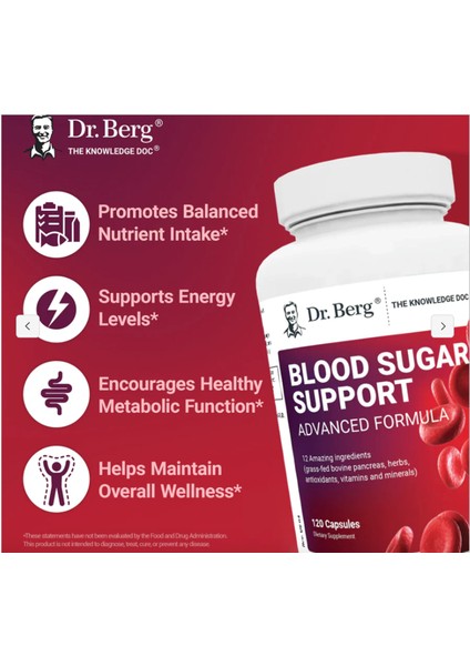 Blood Sugar Support Advanced Formula With Chromium & Potassium 120- Vegetable Capsules