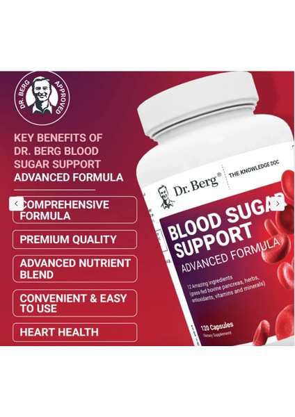 Blood Sugar Support Advanced Formula With Chromium & Potassium 120- Vegetable Capsules