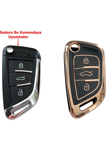 Bmw Tipli Kd Keydiy NB29 Uyumlu Kumanda Anahtar Kılıfı Oto Anahtarlık Siyah Gold indirimleri