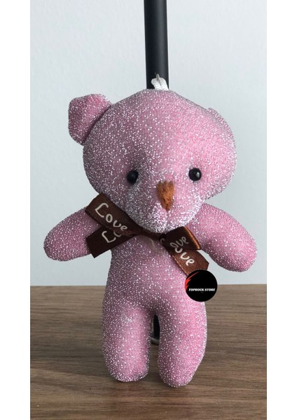 Sevimli Ayıcık Peluş Oyuncak Anahtarlık Uyku Arkadaşı Hediyelik 12 cm