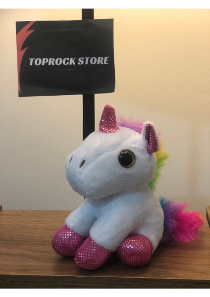 Sevimli Unicorn Peluş Oyuncak Hediyelik Oyuncak Anahtarlık Uyku Arkadaşı 12 cm