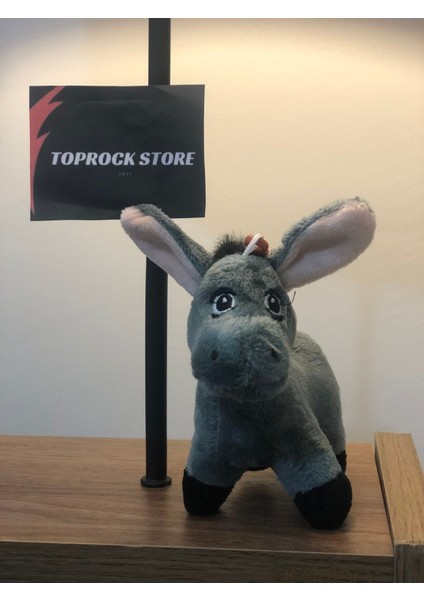 Sevimli Eşek Peluş Oyuncak Hediyelik Oyuncak Anahtarlık Uyku Arkadaşı 12 cm