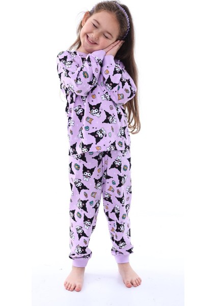 Kuromi Kız Çocuk Pijama Takımı