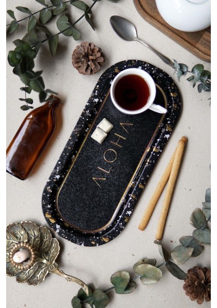 Milano Desenli Baton Metal Tepsi, 16 x 35 cm