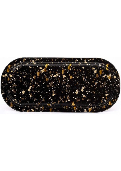 Milano Desenli Baton Metal Tepsi, 16 x 35 cm fırsatları