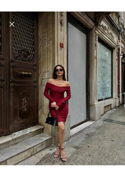 Çapraz Yaka Ottoman Kumaş Elbise fiyatları