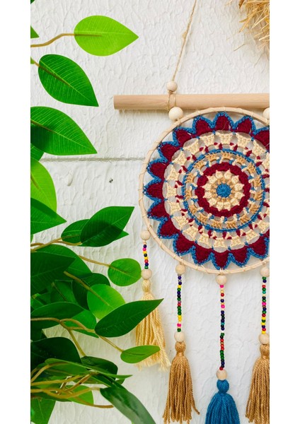 Nazarlık Düşkapanı Nazar Boncuğu Rüya Tutucu Kapı Süsü Duvar Süsü Dreamcatcher
