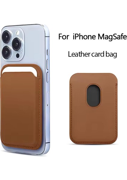 Magsafe Özellikli Güçlü Mıknatıslı Deri Kartlık Cüzdan Tüm Telefonlar ile Uyumlu Manyetik Kartlık fiyatları