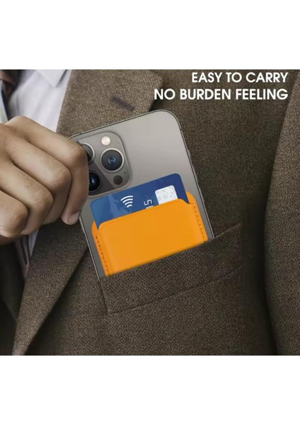 Magsafe Özellikli Güçlü Mıknatıslı Deri Kartlık Cüzdan Tüm Telefonlar ile Uyumlu Manyetik Kartlık modelleri