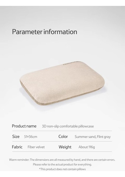 3D Anti-Slip Comfort Kaymaz Yastık Kılıfı