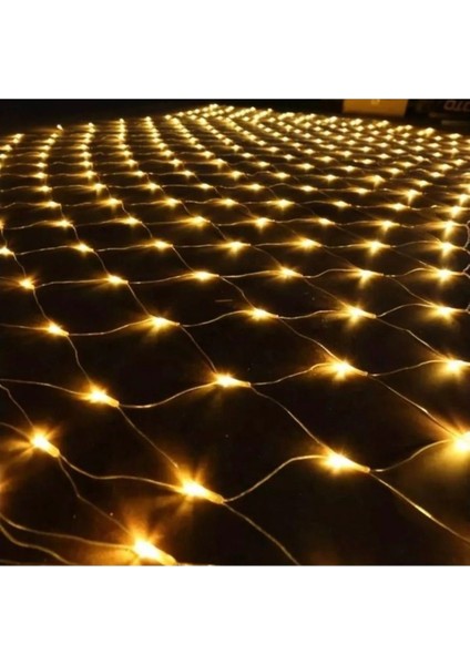 Perde LED Işık 144 Ledli 2x2 Metre 220V Fişli Iç ve Dış Mekan Ambiyans Süsleme ve Dekor Görsel Şölen indirimleri