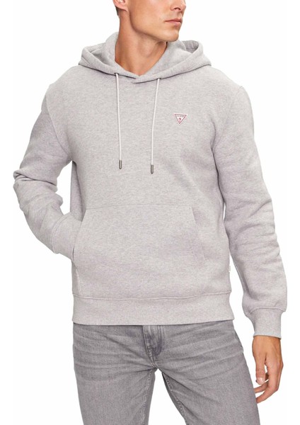 Erkek Kapüşonlu Fermuarlı Sweatshirt - Gri fiyatları