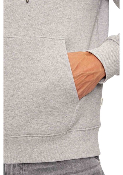 Erkek Kapüşonlu Fermuarlı Sweatshirt - Gri fırsatları