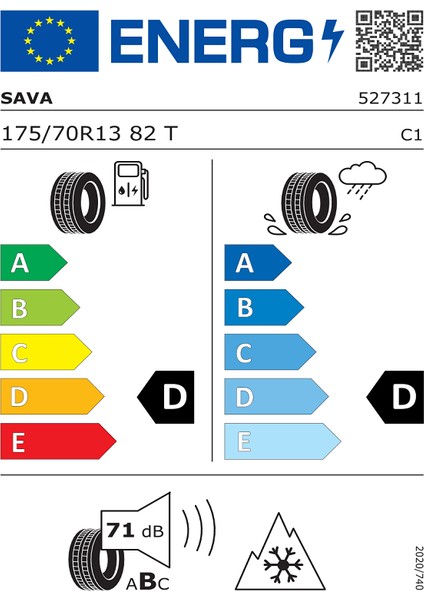 175/70R13 82T Eskımo S3+ Oto Kış Lastiği (Üretim Yılı: 2024) fiyatları
