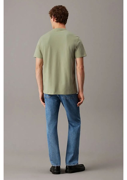 Erkek Ss Hero Monogram 30S T-Shirt - Yeşil fırsatları