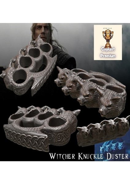 The Witcher Knuckles Figür Sert Plastik Ele Uygun