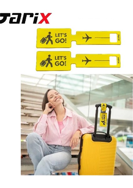 Valiz Etiketi, Bagaj Etiketi,çanta Etiket, Bavul Etiketi 2 Adet