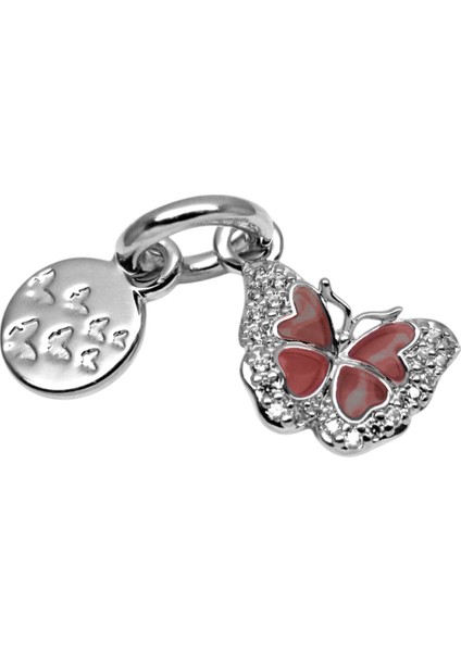 Türünün Tek Örneği Gümüş Kelebek Charm | 925 Ayar Gümüş