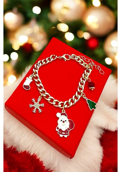 Yılbaşı Gecesi Charm Gold Bileklik