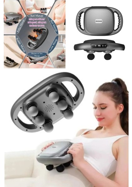 6başlıklı Kol Kalça Baldır Bel Boyun Sırt Uyluk Profesyonel Masaj Aleti fırsatları