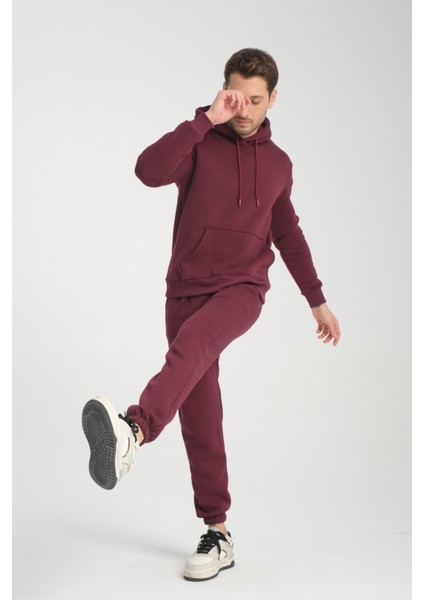 Konforset Kapşonlu ve Jogger Eşofmanaltı Ikili Takım