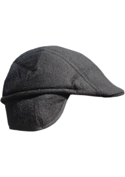 Yoncatotpan Kış ve Sonbahar Için Siyah Klasik Model Kulak Kapatan Kasket Şapka Esnek ve Rahat fiyatları