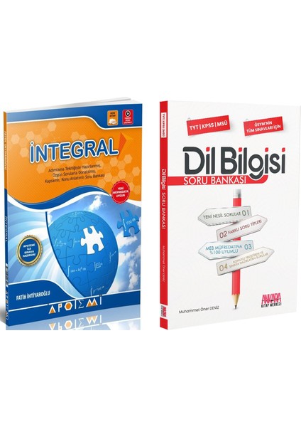 İntegral ve Dil Bilgisi Soru Bankası Seti 2 Kitap