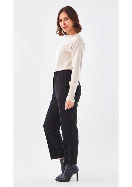 Beli Lastikli Ince Duble Paça PANTOLON-SZ-5514 modelleri