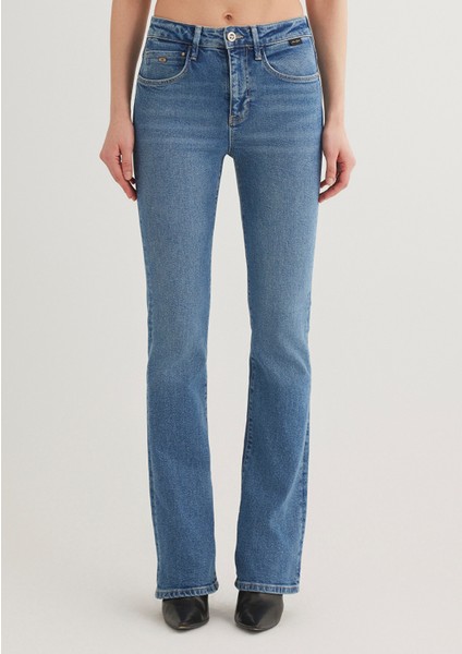 Maria Gold Premium Indigo Mavisi Jean Pantolon 101225-89220 fırsatları