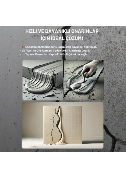 2k Mortar Çift Komponentli Tamir Macunu Ince (13+6)