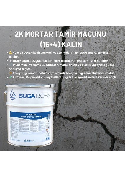 2k Mortar Tamir Macunu (15+4) Kalın