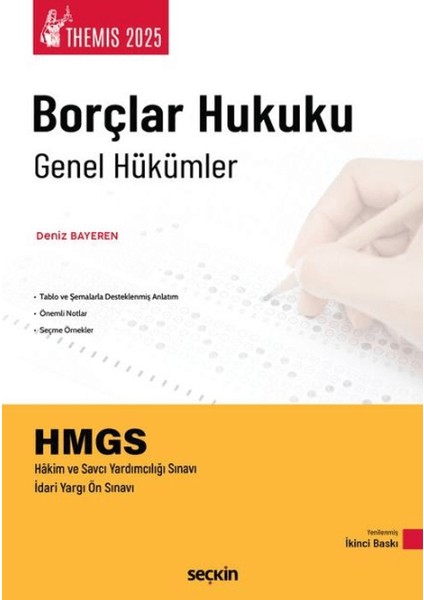 Themis 2025 / Borçlar Hukuku Genel Hükümler Konu Kitabı - Deniz Bayeren