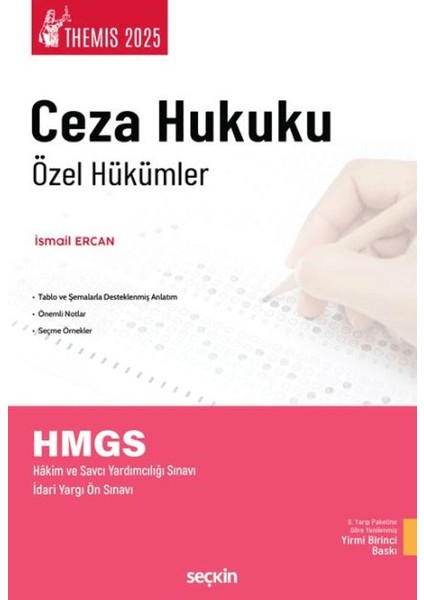 Themis 2025 / Ceza Hukuku Özel Hükümler Konu Kitabı - İsmail Ercan