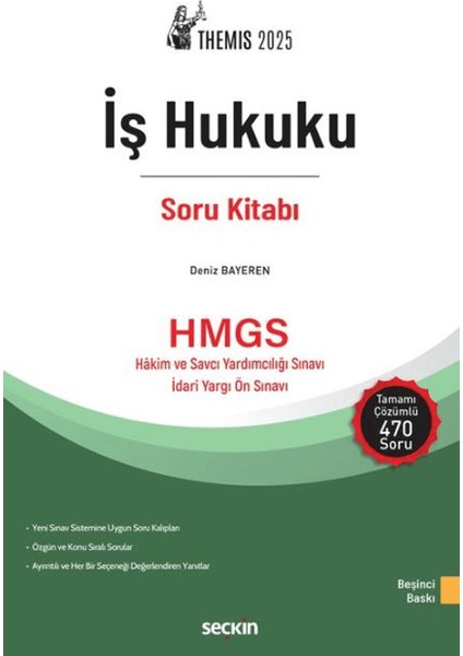 Themis 2025 / İş Hukuku Soru Kitabı - Deniz Bayeren