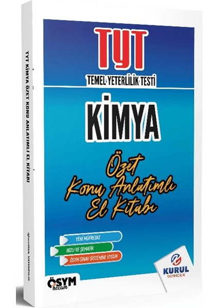 Tyt Kimya Özet Konu Anlatımlı El Kitabı