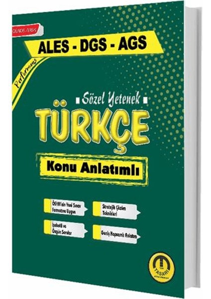 Dgs Ales Ags Türkçe Konu Anlatımı - Özgen Bulut