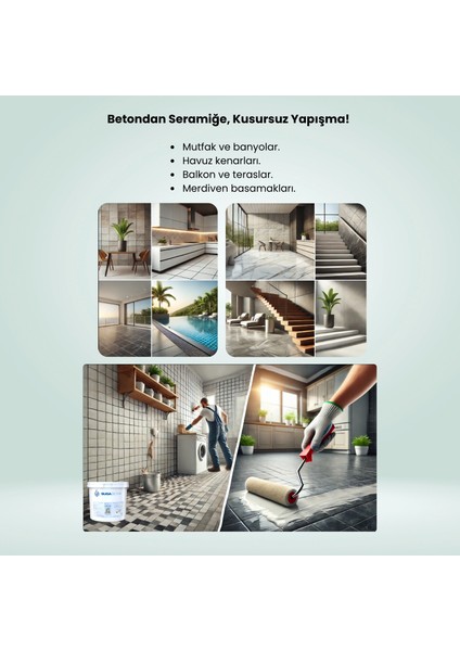 Power Primer (Seramik, Fayans, Granit, Paladyen ve Beton Astarı)