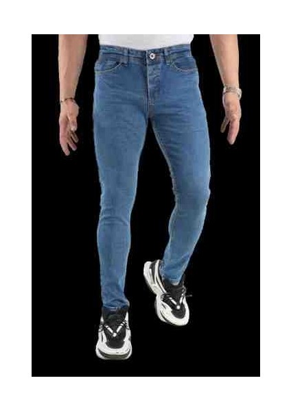 Likralı Dar Paça Kot Pantolon