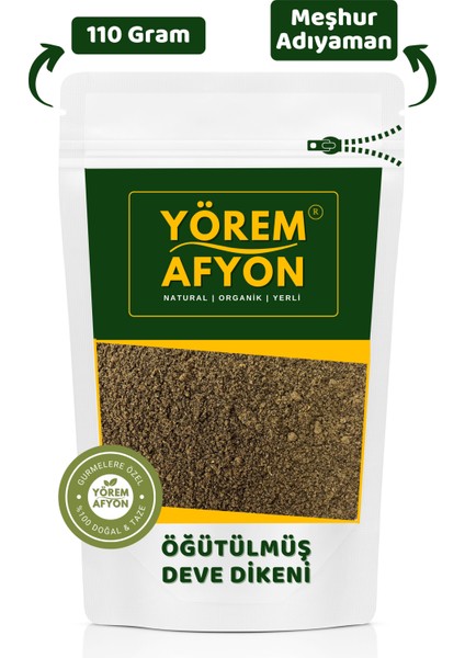 Adıyaman Yöresinden Öğütülmüş Toz Deve Dikeni Tohumu, Meryem Ana Dikeni,silybum Marianum | 110GR.