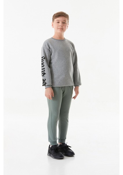 Hello Drew Armalı Jogger Unisex Çocuk Eşofman Altı modelleri