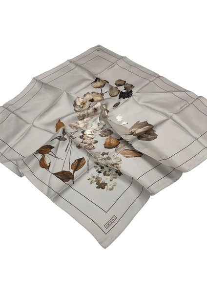 Ipek Eşarp Nostalji - 8128-02 Krem Twill